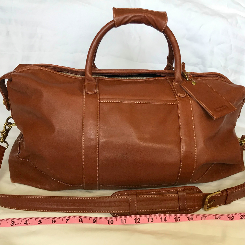 Coach Leather Duffel Bag